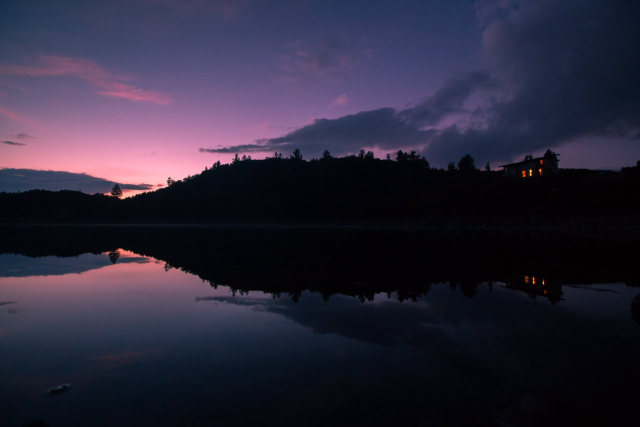 Sonnenuntergang in Pirin